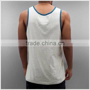 Street Casual Wear Vest Comfortable Mens Custom Tank Top With Pocket photo-2