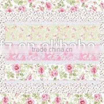 Flower Printed Polyester Brushed Fabric for Bed Sheet photo-2