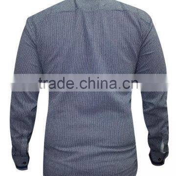 Blue Solid Casual Shirt photo-2