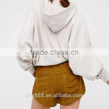 2017 Hot Sale Hot Sexy Embroidery Cotton Linen Shorts photo-3