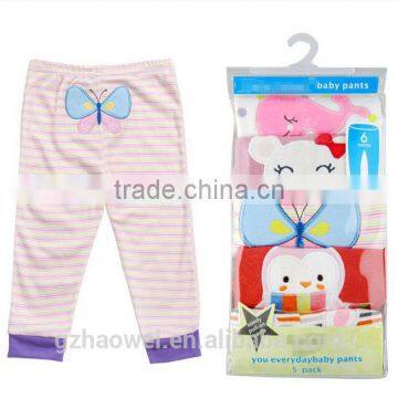 2017 New Design Baby Long Pants Cute Cartoon Embroidery Baby Cloth photo-4