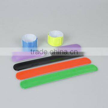 Custom Logo Printed Reflective Slap Wrap Slap Band Wristband photo-2