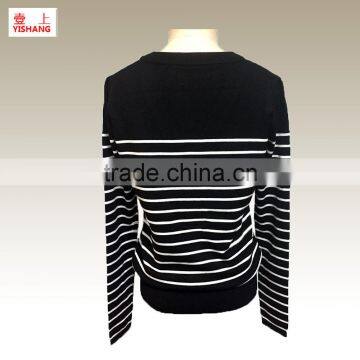 Basic Lady Sweater 80%Viscose 20%Nylon Lady Top Sweater photo-2