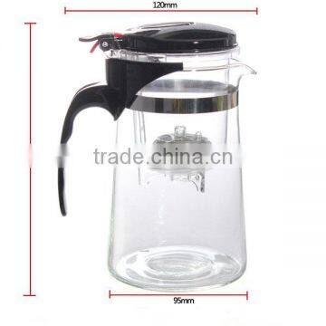 High Quality Hot Sale 750ml Heat Resistant Tea Pot Chinese Teaset Glass Teapot -10 Convenient Office Tea Set photo-6