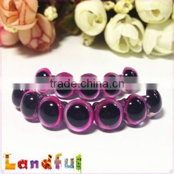 10mm Bright Metallic Colored Monster Purple Animal Toy Eyes