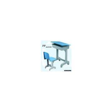 single desk and chair.school desk and chair.institution furniture. PP desk