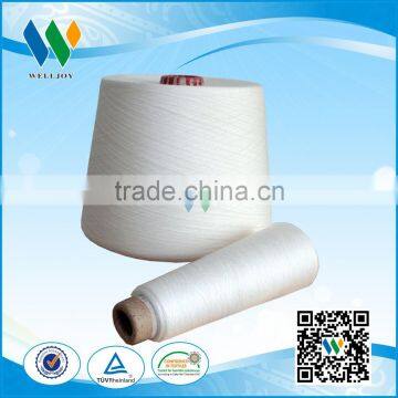 Raw White Polyester Yarn Cheap Price Spun Polyester Spun Yarn photo-3