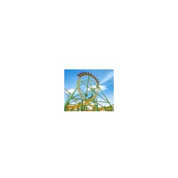 Suspended Loop Roller Coaster Playground Equipment Slides