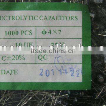 Electrolytic Capacitor 047uf50v 4x7 photo-4