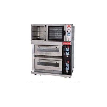 WCVE-4C+Pan Frame+WEC-2YG(electric Convection Oven+pan Frame+electric Deck Oven)