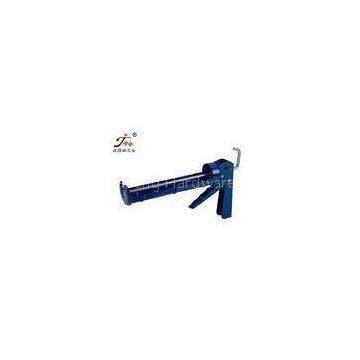 9 Inch Steel Manual Industrial Caulking Gun With Ratchet Rod / Big Ladder Hook