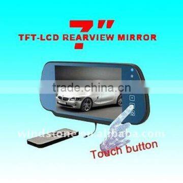 Car Reversing Mirror Auto Parking Sensors with Multimedia Player MP5 Rador Detector