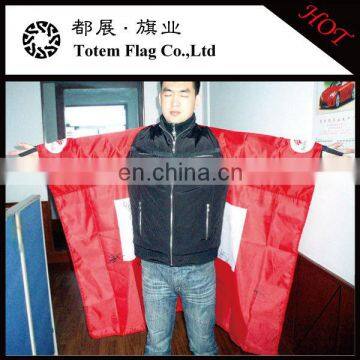 Fan Poncho Cape Flag