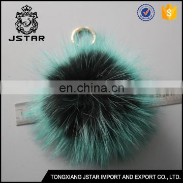 19cm raccoon fur balls / raccoon fur pom pom / raccoon fur keychain