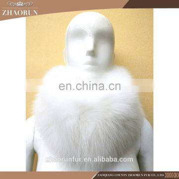 70*20cm Extra Large Natural Fox Fur Collar Real Fox Fur Scarf for Women photo-4