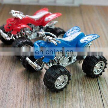 ATV plastic pull back toy, Terrain Vehicle custom pull back car, motor bike making pull back car