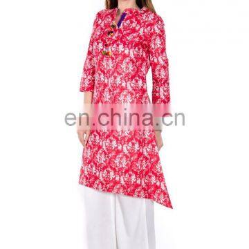 Manufacturer of Woman 100% Cotton Kurta Collar Neck A Line photo-4