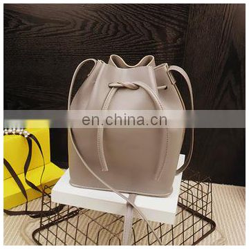 Leather Bucket Bag Handbag Female Crossbody Bags