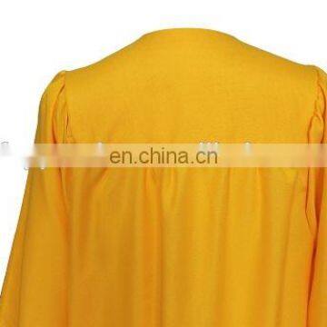 Wholesale Gold Graduation Gown For University/School photo-4