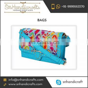 Popular in Demand Indian Bohemian Blue Color Bag for Sale