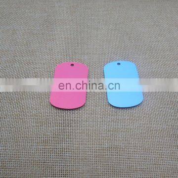 various aluminium rectangle shaped pet id tag for promotion