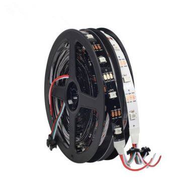 5M 5050 RGB LED Strip WS2812B 30LEDs/m Smart led pixel strip,Black/White PCB WS2812 IC,WS2812B IP30 / IP65 / IP67 DC5V