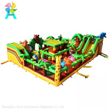 Giant portable Forest inflatable bounce outdoor playground equipment