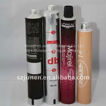 Hair Color Cream Collapsible Aluminum Packaging Tube