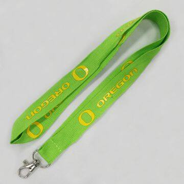 Hot sales eco-friendly bamboo materials silkscreen printing lanyard