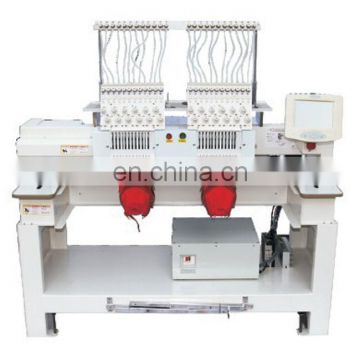 Low price embroidery machine 2 heads,sample embroidery machine