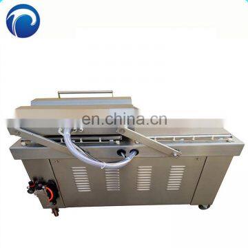 Double chamber vacuum sealer supermarket packing machine