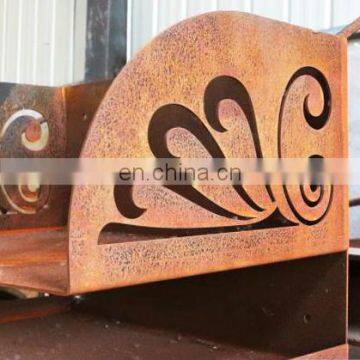 A588 Laser Cut Corten Steel Shelf photo-3