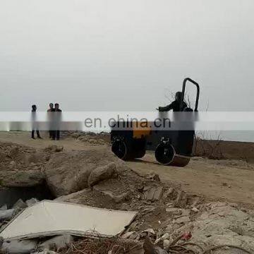 Road Compaction 2 ton Vibratory road roller,double drum small road roller