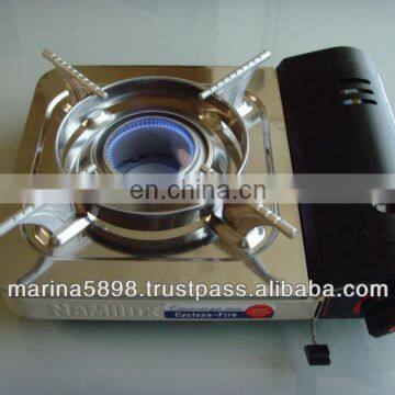 Portable Gas Stove TL-172 (Cyclone Burner Head) Stainless Steel Soup Tray / Plastic Case / 220g Butane Gas Stove / photo-2