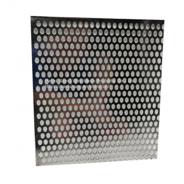 New product galvanized perforated metal sheet iron wire iron mesh 1mm hole size and 2mm hole center spacing