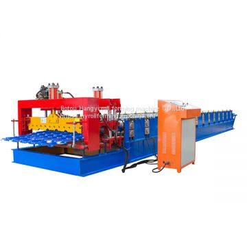 HY Various customized glazed roof tile making machinery