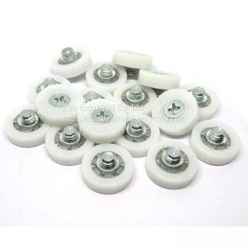 DR19 M6x19x6mm sliding plastic drawer roller cash drawer roller wheel for cash register