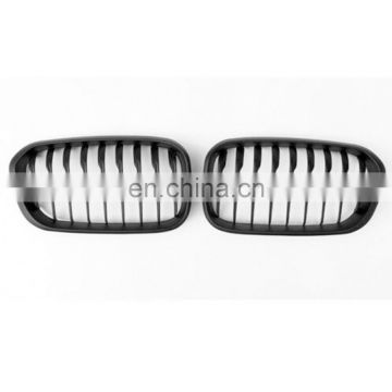 1 series F20 LCI 1-slat matt black front kidney grill grille for BMW new 1 series