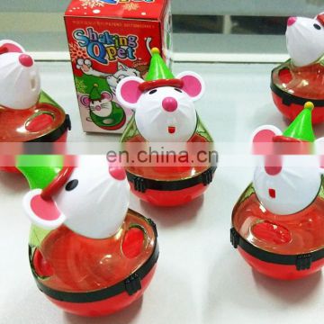 Christmas gift Mouse leakage ball patent genuine tumbler food control slow food Christmas pet toy