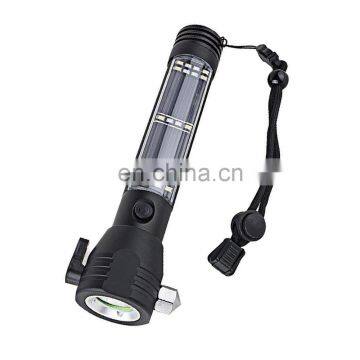 450 Lumen Outdoor Tools Light Emergency LED Flashlight Solar Power Torch Light for Outdoor photo-2