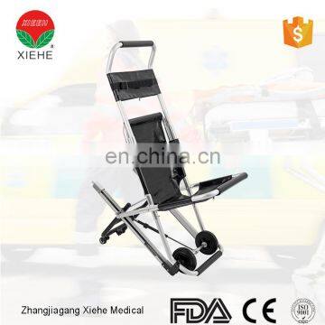 Stainless steel ambulance transfer wheelchair stair climbing chair for sale