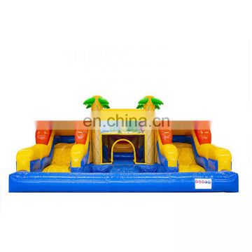 Jungle Inflatable Little Tikes Waterslide Splash Pool Slide Commercial Blow Up Water Slides For Backyard