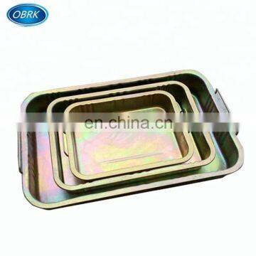 Auto Engine Oil Drip Tray Metal Large Oil Drain Pan with Handle