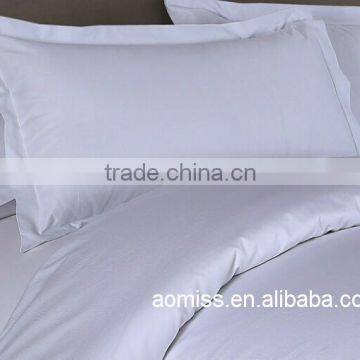 100% Egyption Cotton Plain White Hotel Bed Sheets photo-5