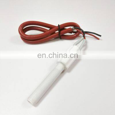 New 230V 250W Ceramic Flange White Through-hole Ceramic Igniter for Wood Pellet Stove or Biomass Stove