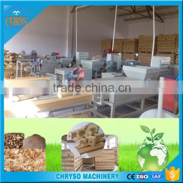 Environment friendly wood sawdust block extruding machine with low heat consumption