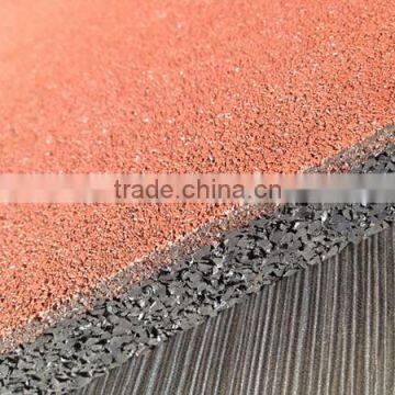 Crumb rubber flooring mat