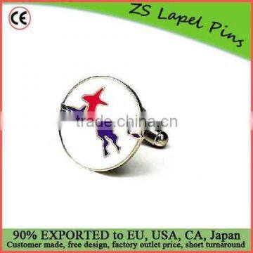 Free digital proof design custom Democratic Party Cufflinks