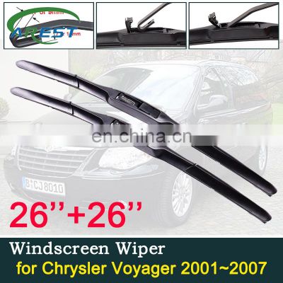 for Chrysler Voyager 2001~2007 2002 2003 2004 2005 2006 Front Windshield Windscreen Wipers Car Wiper Blade Car Accessories