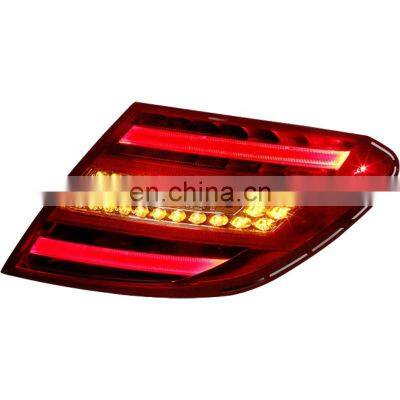 Upgrade 2013 Look LED Taillamp Taillight With Dynamics for Mercedes BENZ C Class W204 Tail Lamp Tail Light 2009-2012